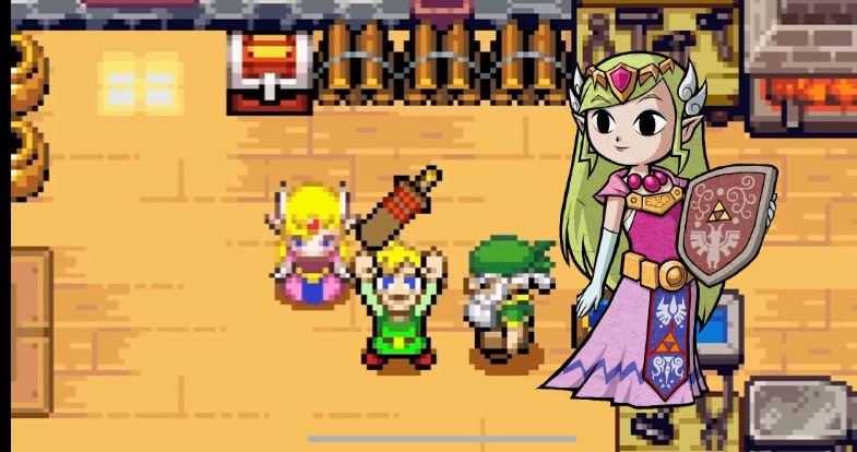 The Legend Of Zelda The Minish Cap Zelda tiene un diseño tierno y colorido