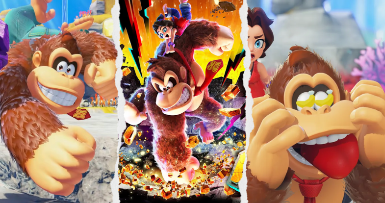 Donkey Kong Bananza llega el próximo 17 de julio exclusivo de Nintendo Switch 2. Ayuda al personaje más fortachón en  un viaje al misterioso mundo subterráneo, en busca de los diamantes con forma de plátano que robó un grupo de monos malvados.